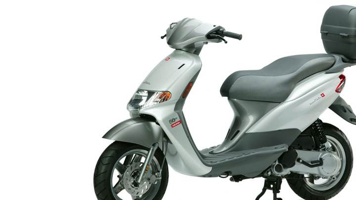 Derbi Atlantis Two Chic In Grey Side Pose